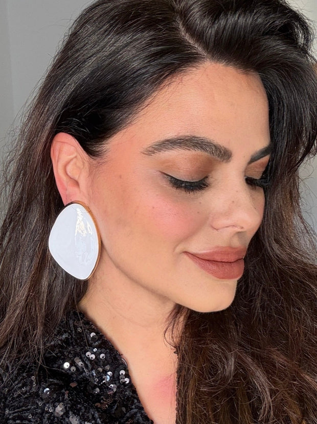 Pendientes Eleonora Blanco