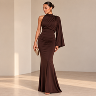 Vestido Desiré marrón