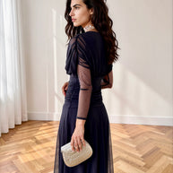 Vestido Talía Azul Marino