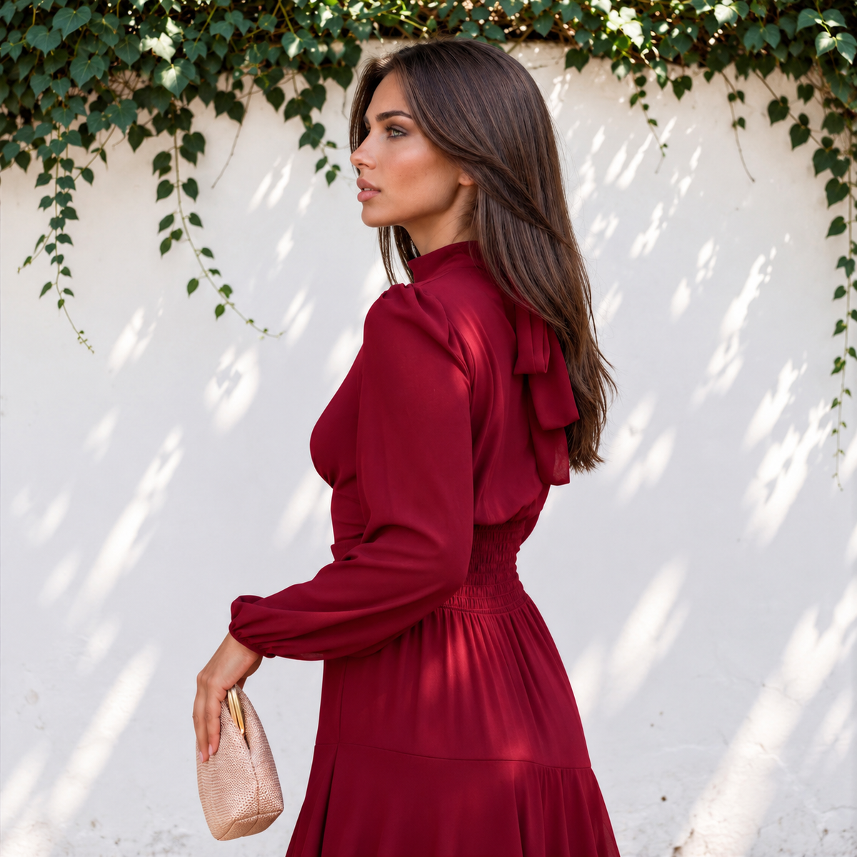 Vestido Ornella Burdeos