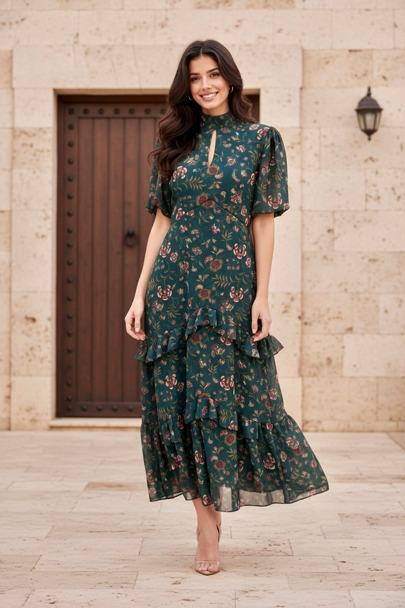Vestido victoria verde