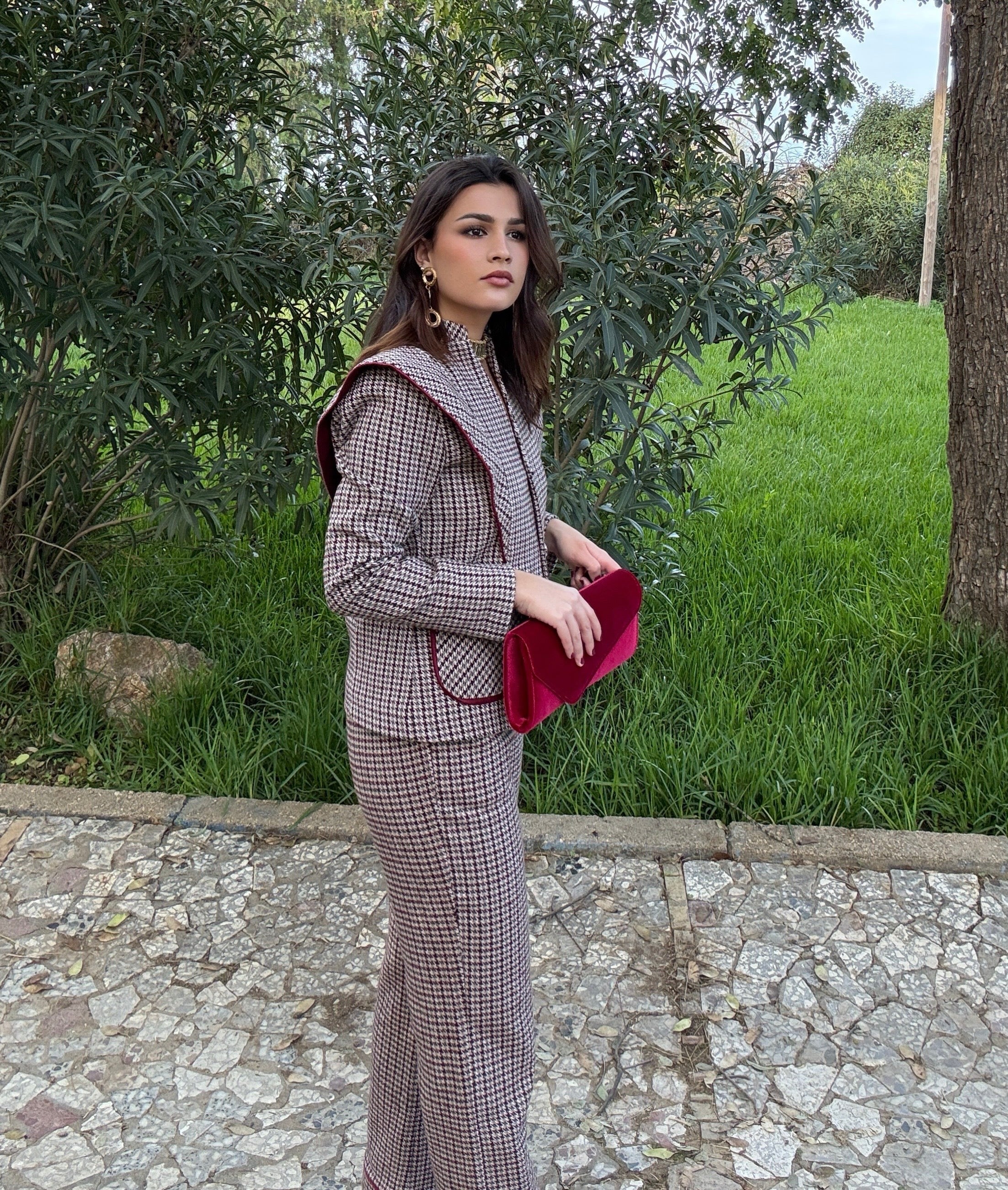 Conjunto pantalón Pata de gallo Milenka