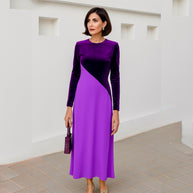 Vestido Camelia Malva