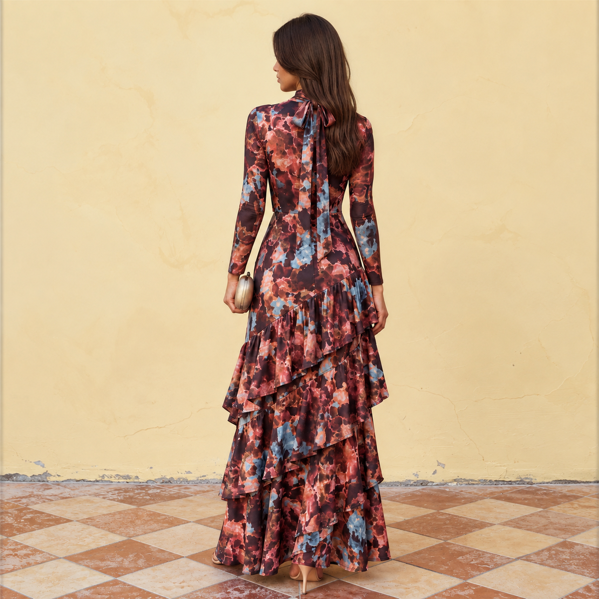 Vestido Carolina estampado