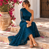 Vestido Eleonora Petróleo