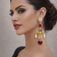 Pendientes de cruces Mía