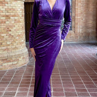 Vestido Imperio terciopelo