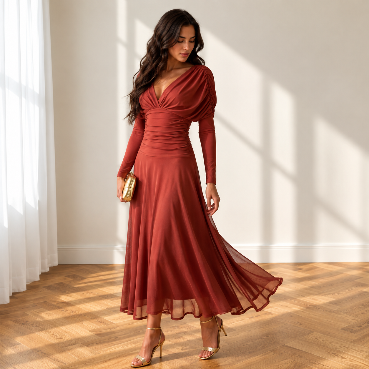 Vestido Talía Teja