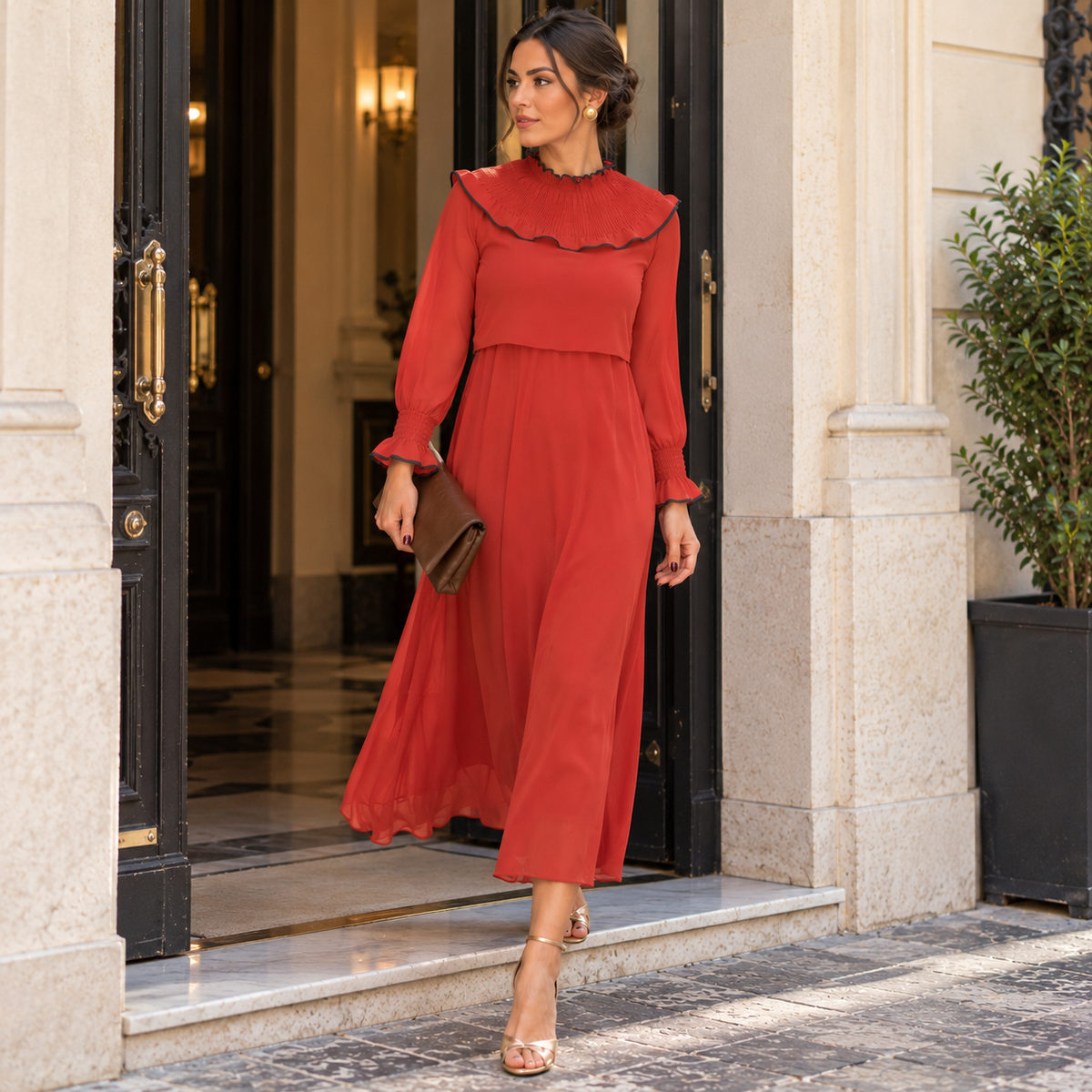 Vestido Inma Teja