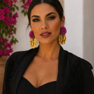 Pendientes Clavelina