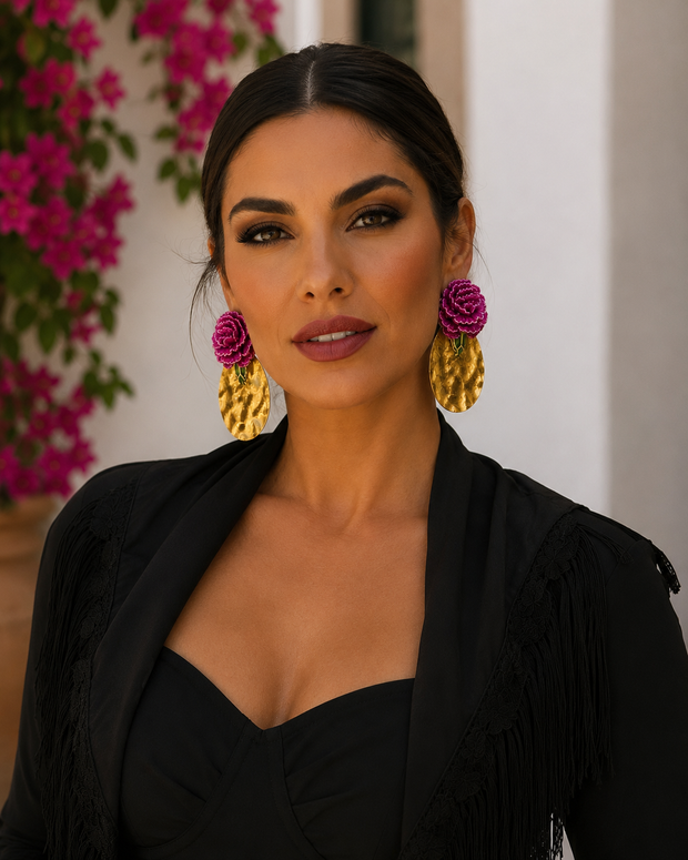 Pendientes Clavelina
