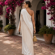 Vestido Pastora Beige