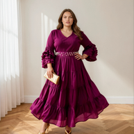 Vestido Camila Burdeos