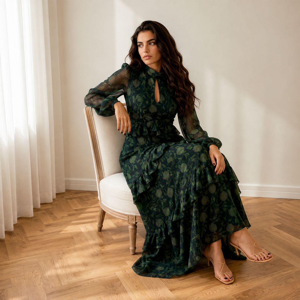 Vestido Ozama verde