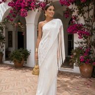 Vestido Pastora Beige