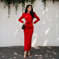 Vestido Allegra Rojo