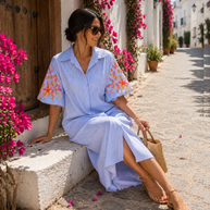 Vestido camisero Azurra