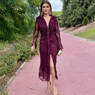 Vestido Dafne Burdeos