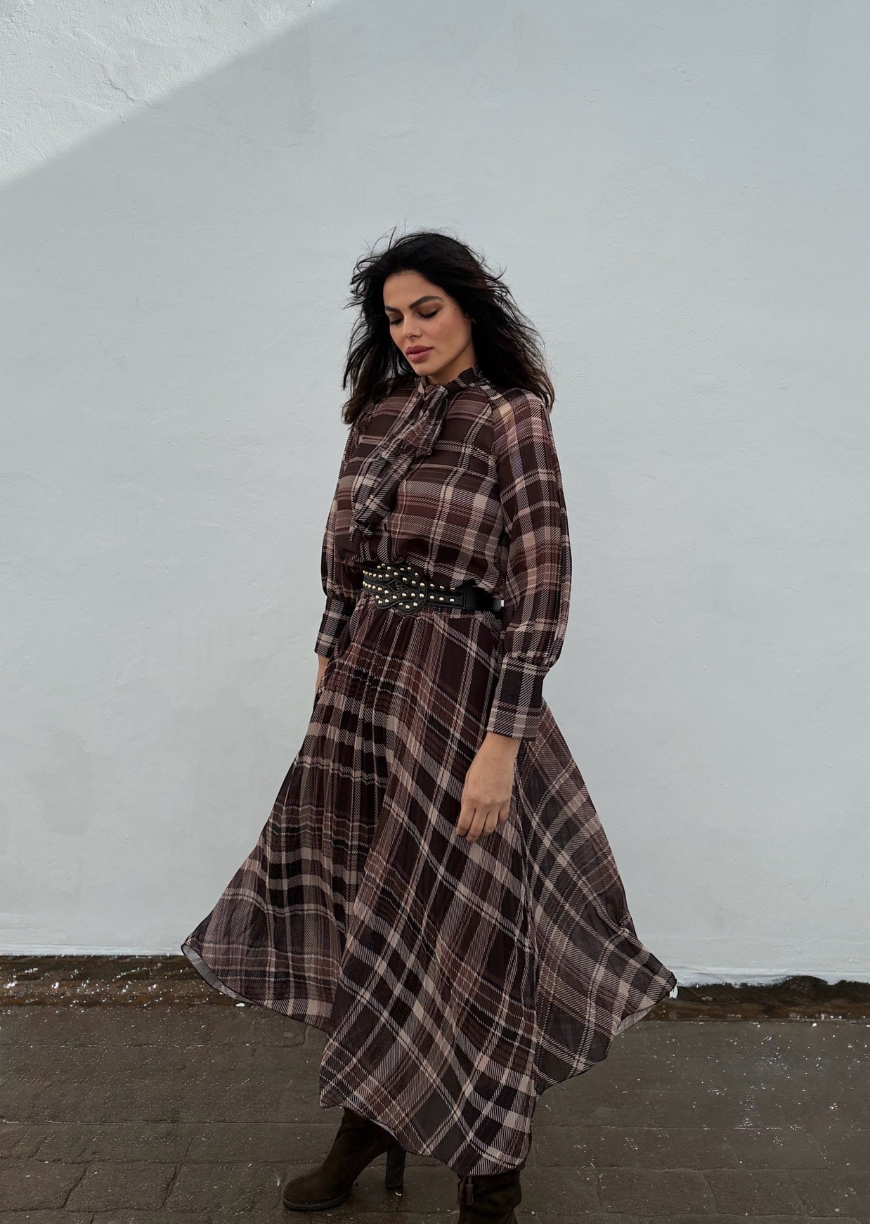 Conjunto camisa falda castle