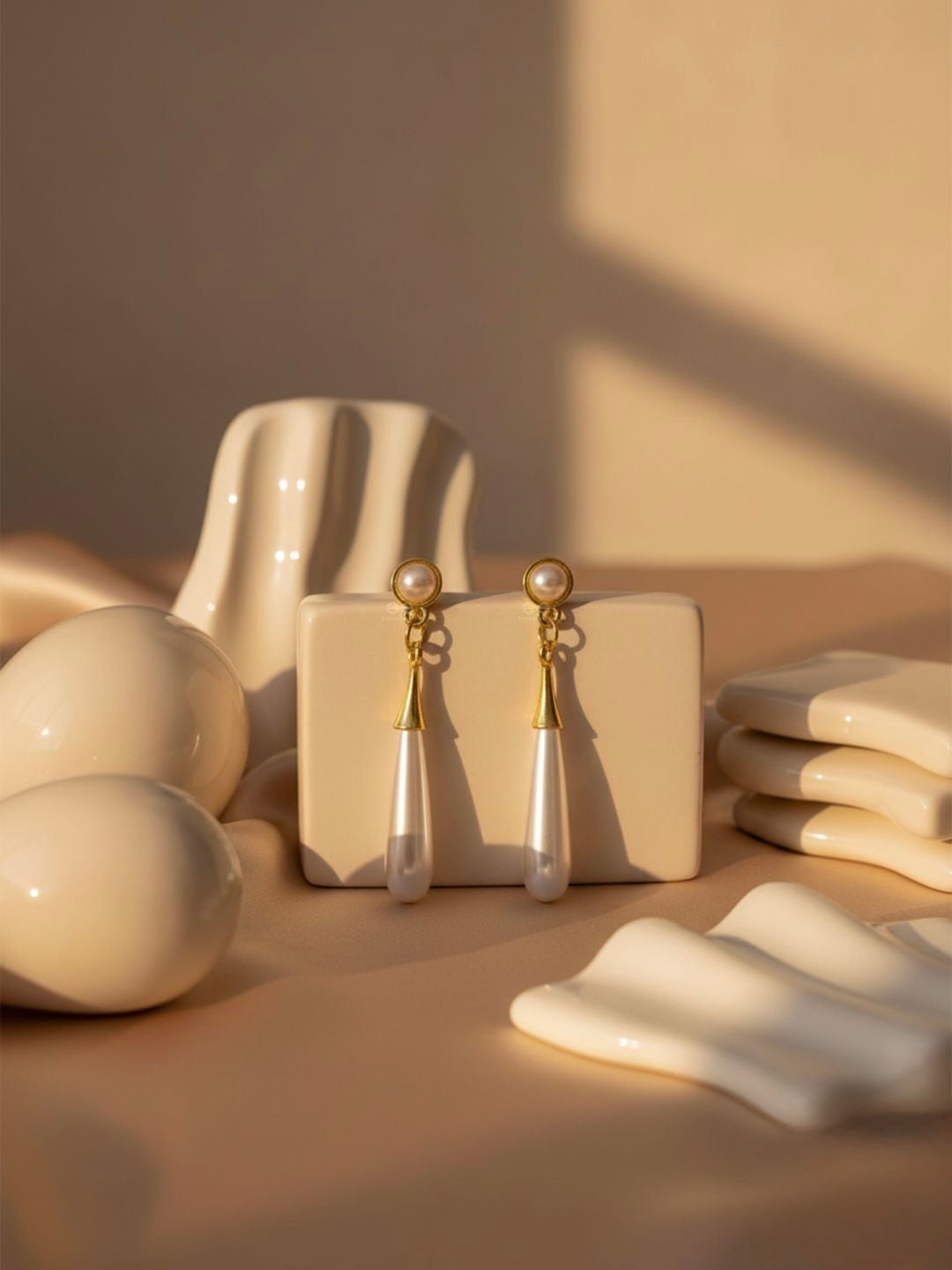 Pendientes lágrima Perlas