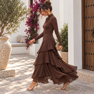 Vestido Carolina Marrón
