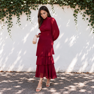 Vestido Ornella Burdeos