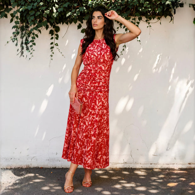 Vestido Alana Rojo Teja
