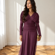Vestido Talía Berenjena