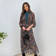 Conjunto Floral Falda/Blusa