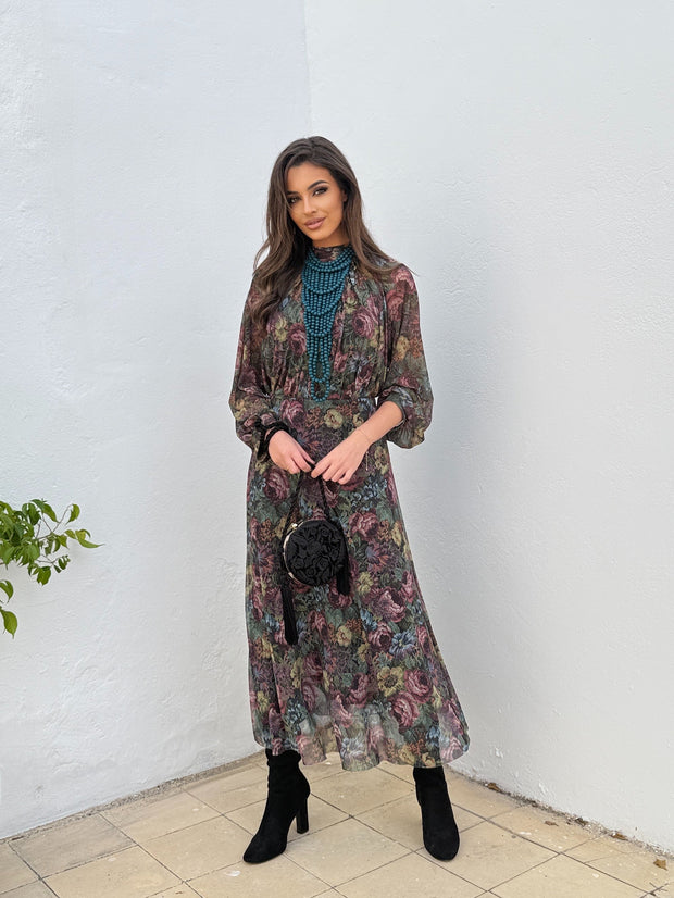 Conjunto Floral Falda/Blusa