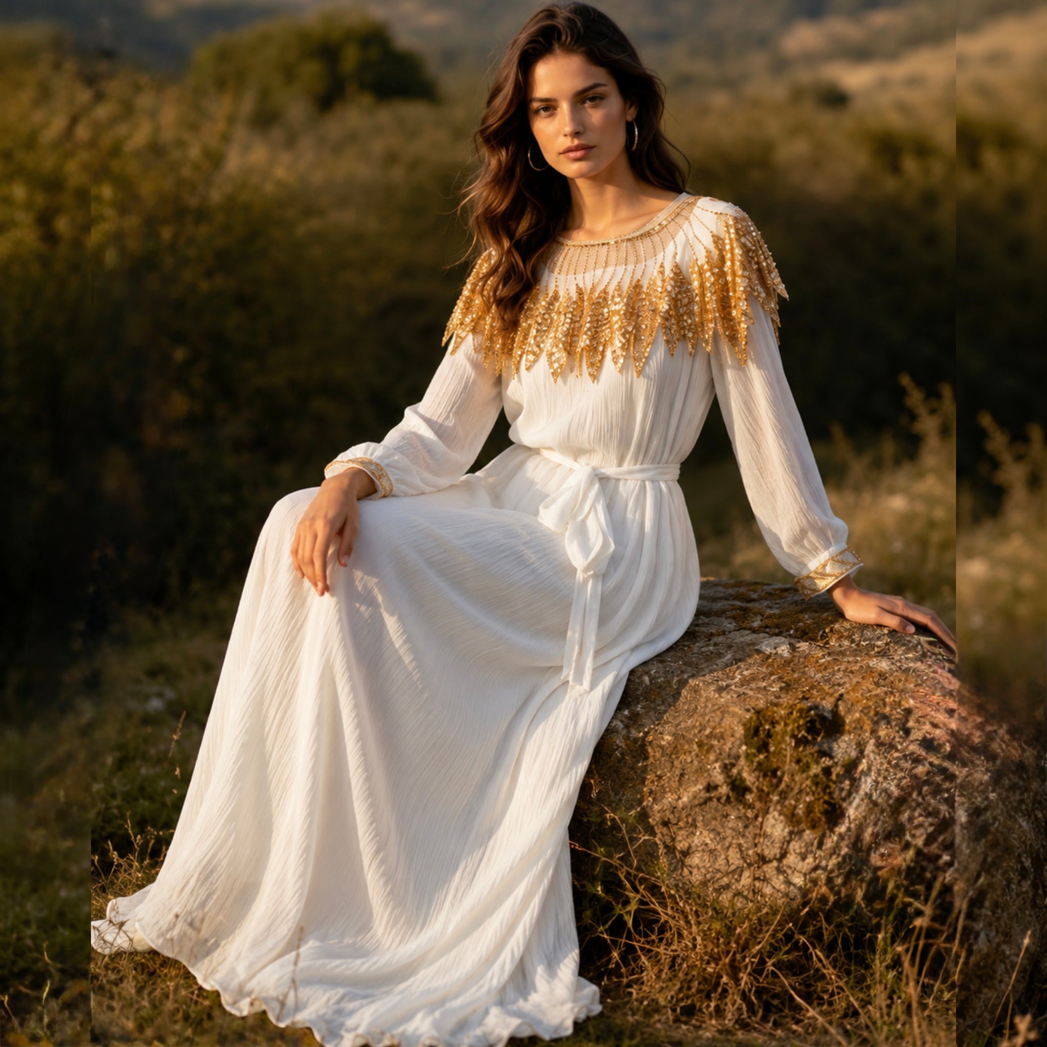 Vestido Grecia Blanco