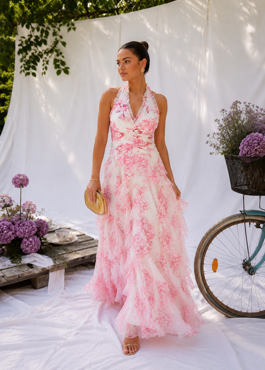 Vestido Maica Rosa