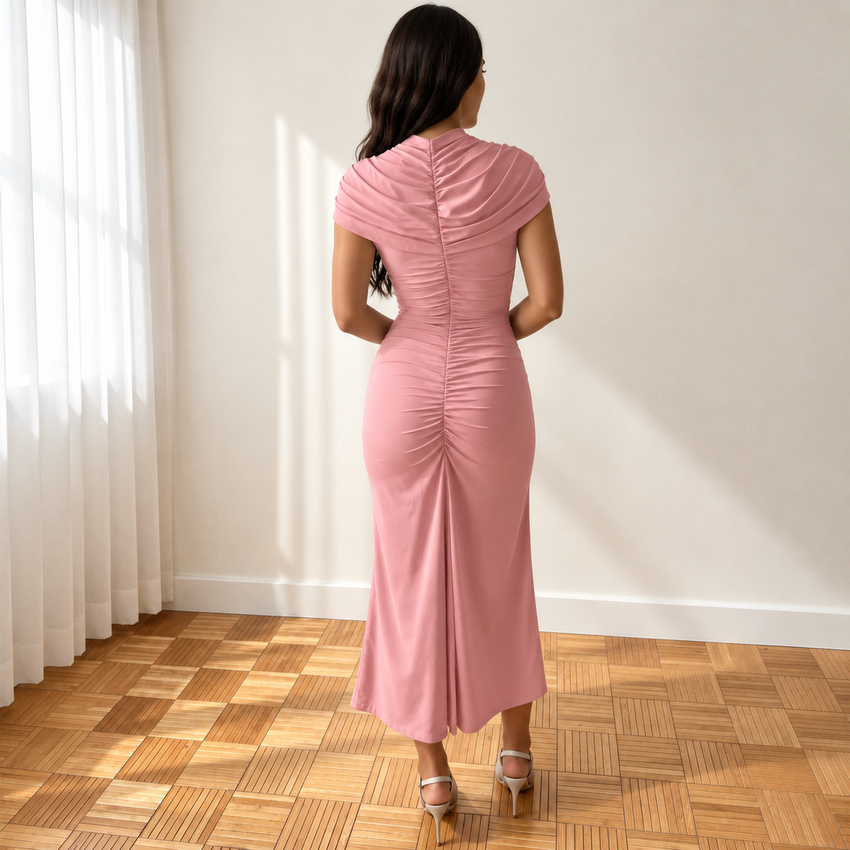 Vestido Alexia Rosa bebé