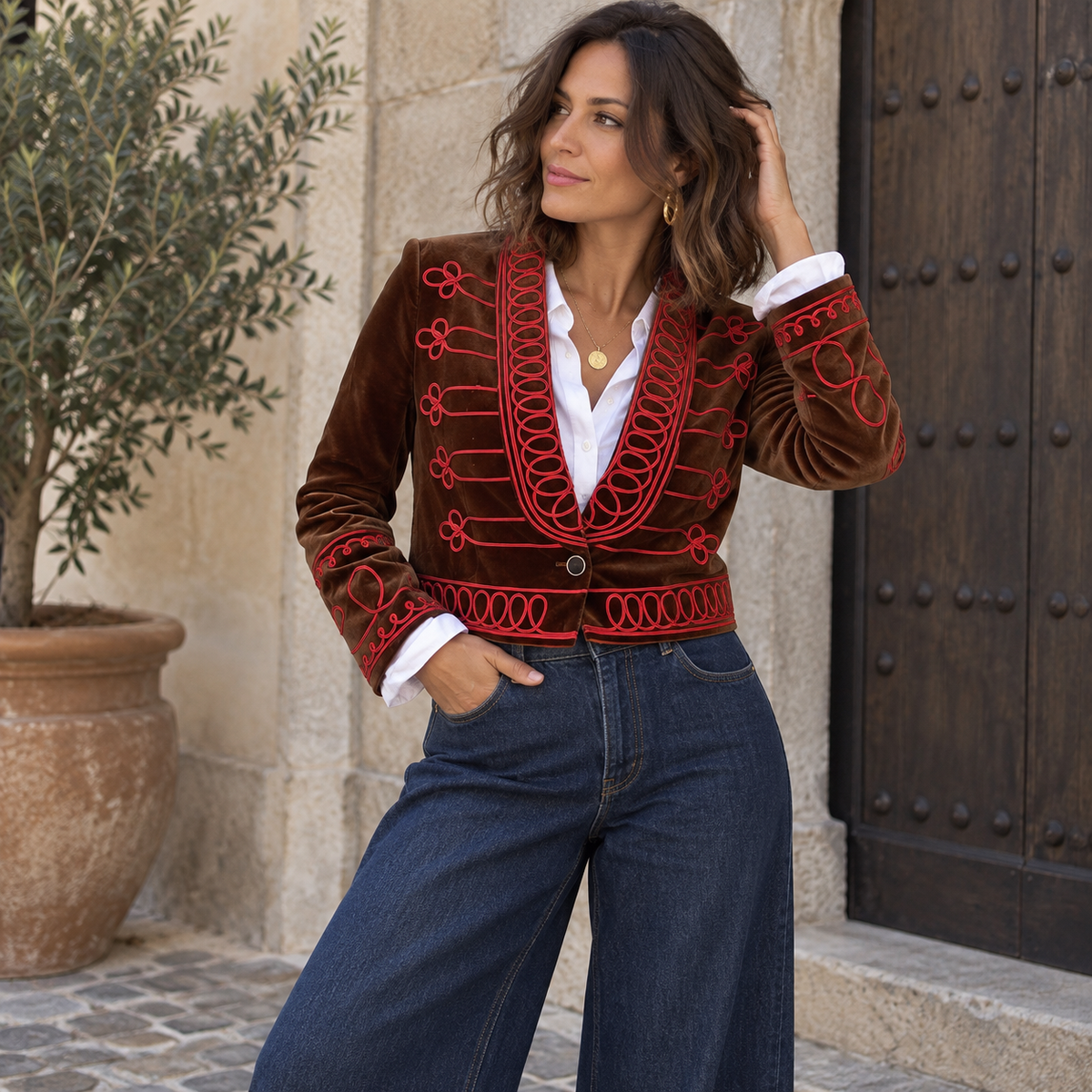 Chaqueta terciopelo Nora