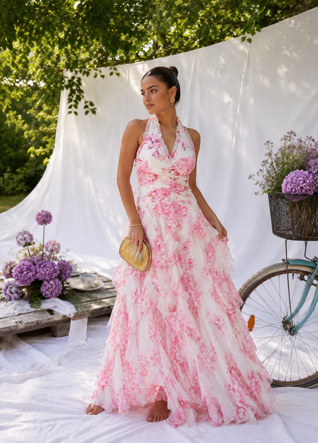 Vestido Maica Rosa