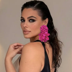 Pendientes doble flor Buganvilla