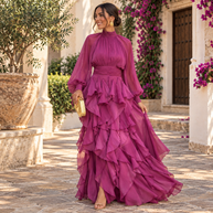Vestido Casandra Buganvilla