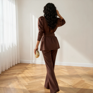 Conjunto Anabella Marrón
