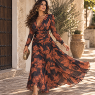 Vestido Paola marrón