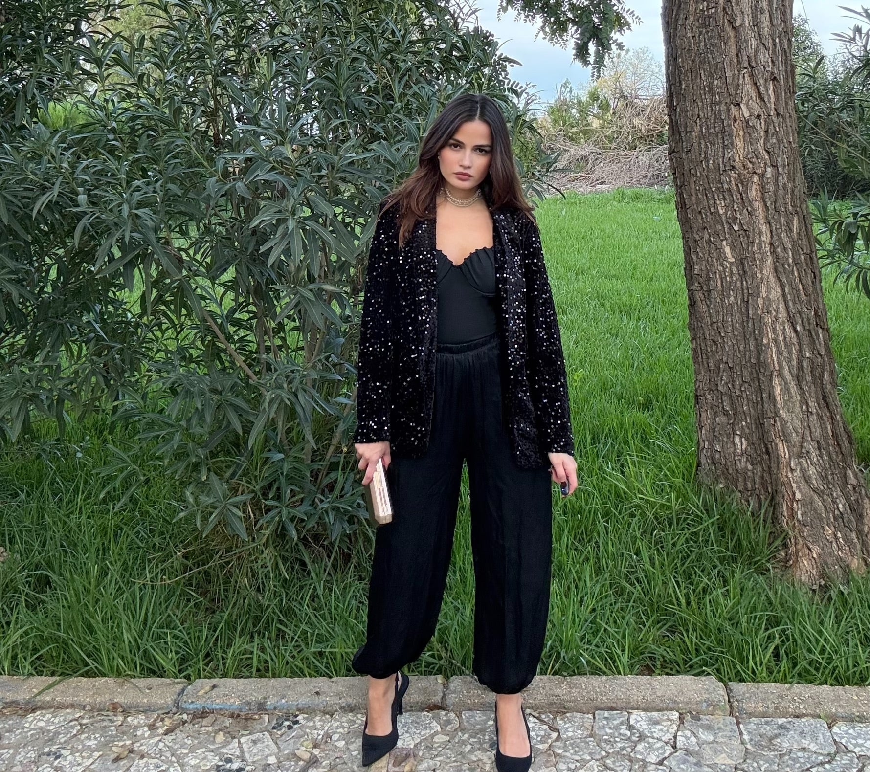 Blazer lentejuelas Leire