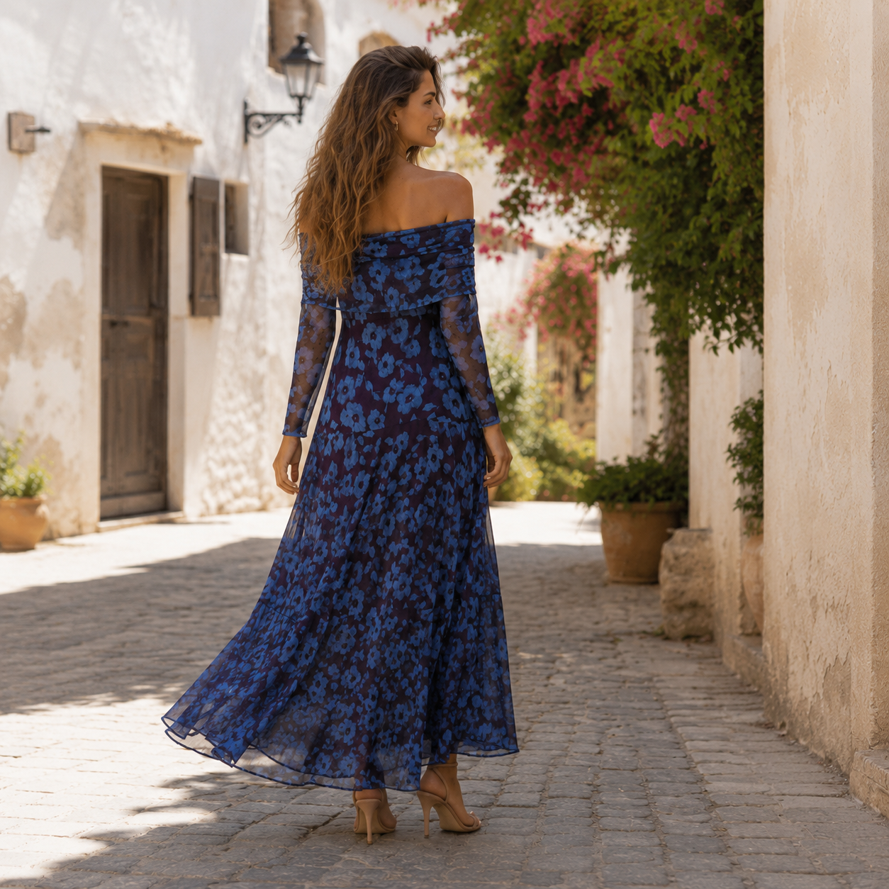 Vestido Catrina Azul