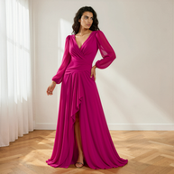 Vestido Miranda Buganvilla