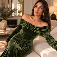 Vestido Almudena verde