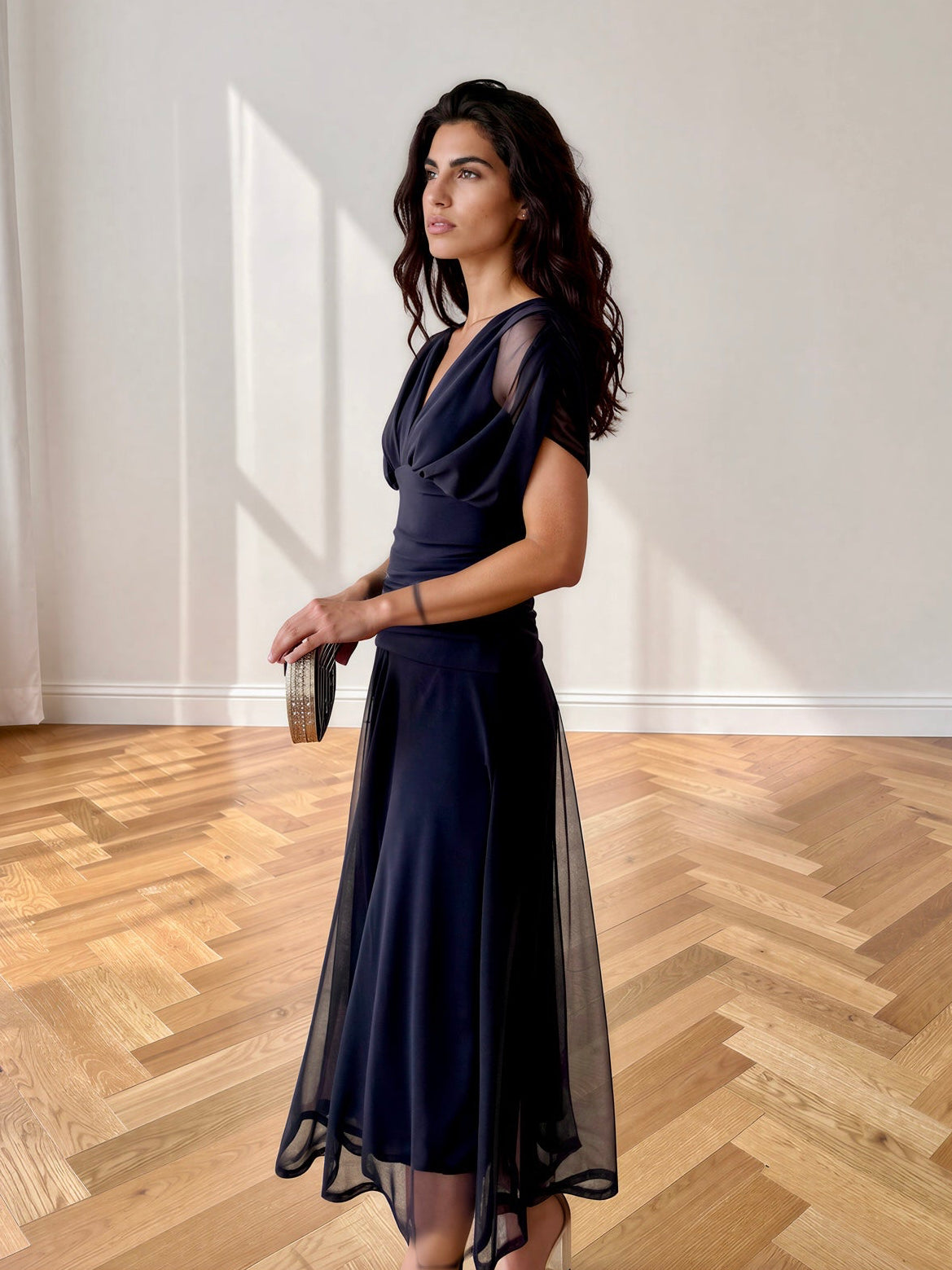 Vestido Talía Azul Marino