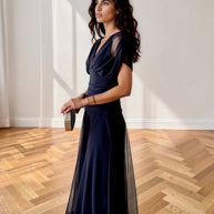 Vestido Talía Azul Marino