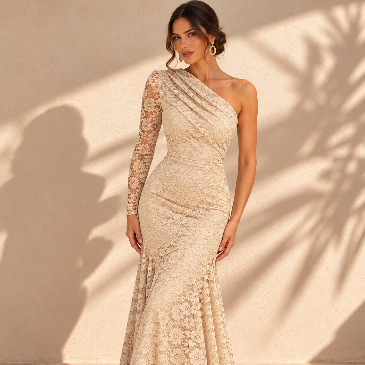 Vestido Eleonora Beige