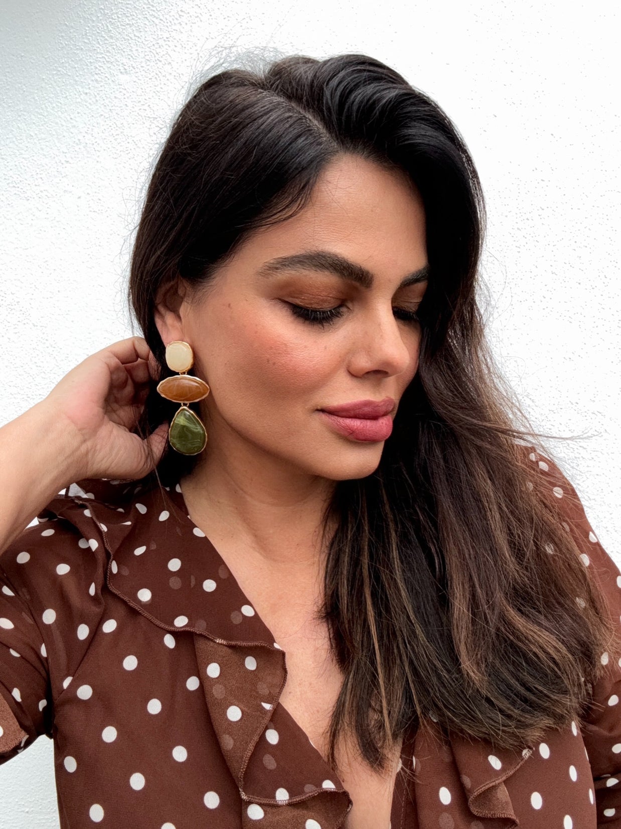 Pendientes Tricolor Léa