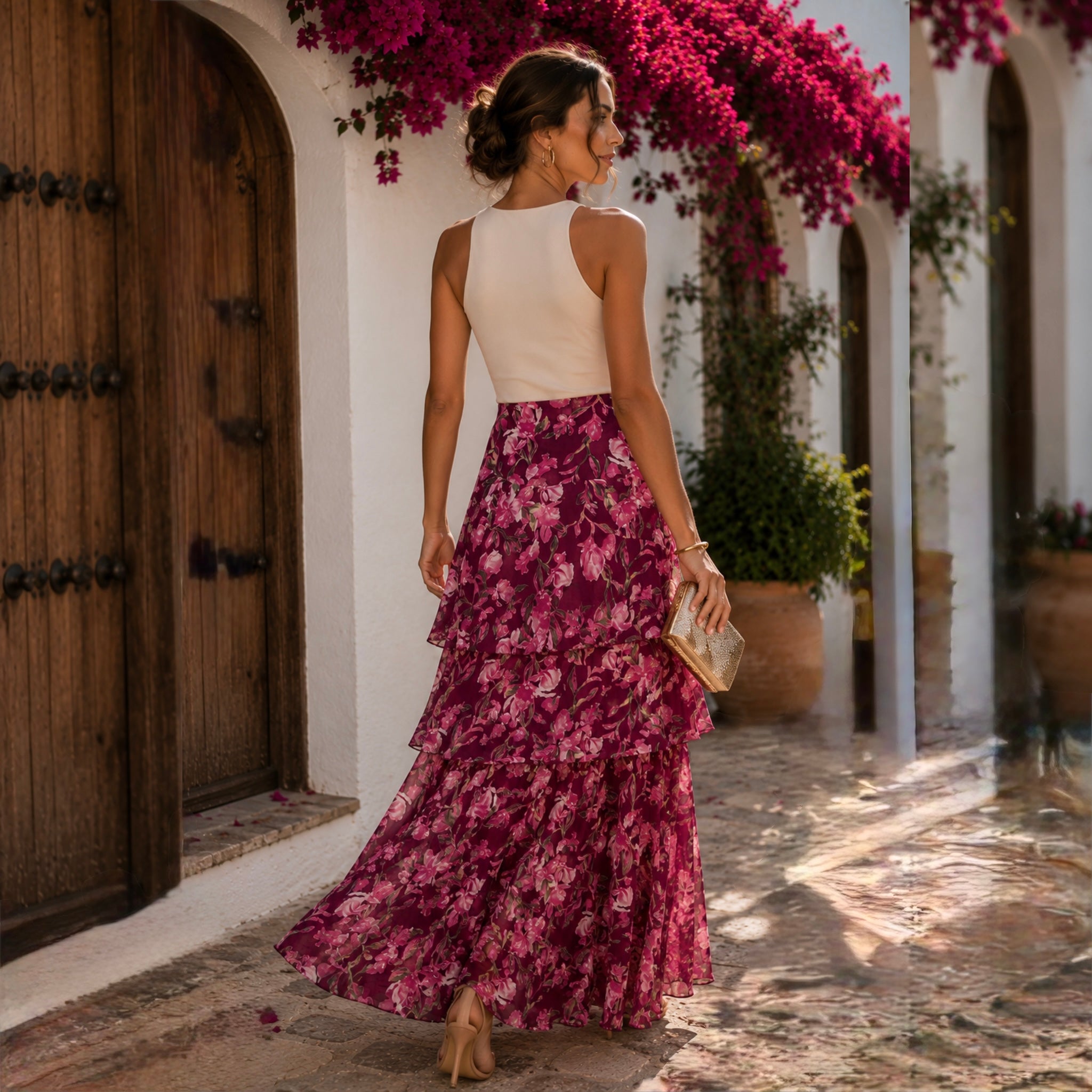 Falda Azahara Flores