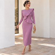Vestido Allegra Malva