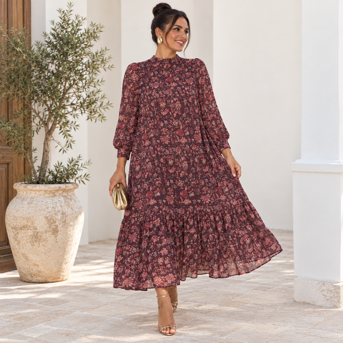 Vestido Davinia flores